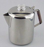 Rapid Brew Stainless Steel Stovetop Coffee Percolator, 2-12 cup