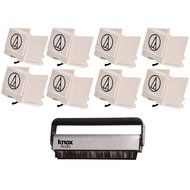 Audio Technica Replacement Stylus for The AT3600L (8-Pack) with Knox Vinyl Brush Cleaner