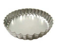 Tart Pan with Removable Bottom - 4.75 Inch Diameter
