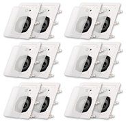 Acoustic Audio CS-IW530-6PR 250 Watt 5.25&quot; 3-Way Home Theater In-Wall/Ceiling Speakers (6-Pair)