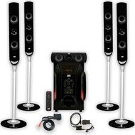 Acoustic Audio AAT1000 Tower 5.1 Home Speaker System with Bluetooth and Optical Input N2