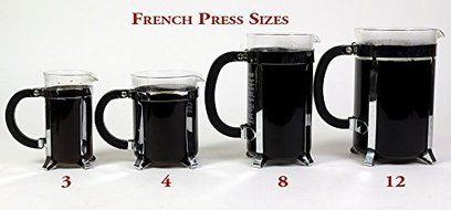 Caffi Paper Coffee Filters for 12 Cup French Press - 2 Packs of 50 N5