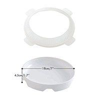 Big Disc Design Silicone Mousse Cake Mould Cake Mold Silicone Flexible For Dessert Custard Pudding Brownie Breads... N3