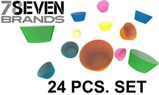 24 Silicone Muffin Cups. HIGH END. SUPER VALUE. Get It NOW! N3