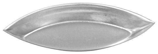 Allied Metal BAR4040 Plain Barquette Oval Boat Baking Mold, Heavy Tin, 3-1/2 by 1-1/2 by 1/2-Inch