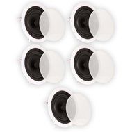 Theater Solutions TS65C In Ceiling 6.5&quot; Speakers Surround Sound Home Theater 5 Speaker Set