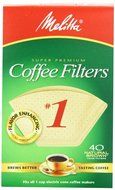 (Pack of 12) Melitta No. 1 Cone Coffee Filters Natural Brown 40-Count Filters N2