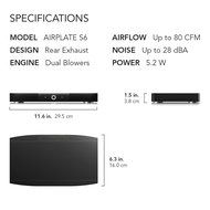 AC Infinity AIRCOM S6, Quiet Cooling Blower Fan System 12" for Receivers, Amps, DVR, AV Cabinet Components N4