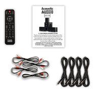 Acoustic Audio AA5104 Home Theater 5.1 Speaker System with 4 Extension Cables Surround Sound N2