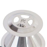 Tobete Stainless Steel Coffee Filter Reusable Pour Over Coffee Dripper Single Cup Make Tool N4
