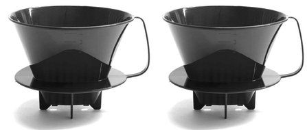 Plastic Filter Cone #4 Large coffee maker (colors may vary) N2