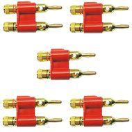Jumbo Gold Dual Banana Connector N2