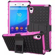 Sony Xperia M4 Aqua Case, DRUnKQUEEn Heavy Duty Rugged Hybrid Armor Dual Layer Hard Shell Tire Tread Grenade Grip...