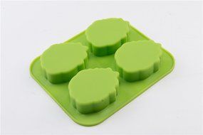 4 Cavity Handmade DIY Rose Shape Soap Mold DIY Soap Making Supply N5