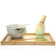 Japanese Matcha Tea Ceremony Connoisseur Set (Beige) by Tealux N3