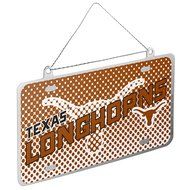 NCAA Texas Longhorns Metal License Plate Christmas Ornament Foam Ugly Sweater Bundle 2 Pack By Forever Collectibles N2