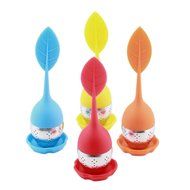 OUTAD Stainless Steel Kettles Infuser Strainer Tea Locking Spice Egg Shaped Ball N4