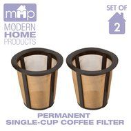 Permanent Universal Single-Cup Replacement Coffee Filter, Set of 2