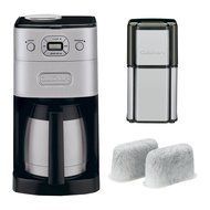 Cuisinart DGB-650BC Grind &amp; Brew Thermal Coffeemaker + Grind Central Coffee Grinder (Refurbished) + Replacement...