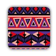 Generic Kawaii Mdf Design With Aztec Tribal Pattern Coaster N10