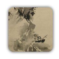 Generic Great Made By Mdf Design With Asian Chinese Painting 2 Cup Coaster N8