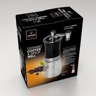 Ceramic Coffee Mill by Sovrano Int'l ~ Manual Conical Burr Grinder~ Professional Grade Ceramic Burrs N5