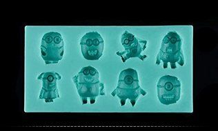 Topnew-Candy Cavity Silicone Chocolate Mold Candy and Gummy Moulds Minions H2365 N5