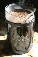Oak &amp; heart French Press Espresso and Tea Maker with Glass Carafe, Stainless Steel Plunger, 27 oz. N4