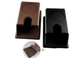 SMKF Coffee Tamper Stand, TAMPING STAND Sturdy Stainless Steel Tamping Stand for Coffee Machine and Heavily Padded... N4