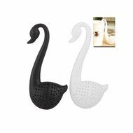 GOOTRADES Colander Swan Shaped Tea Herb Strainer Teaspoon Infuser Filter N2