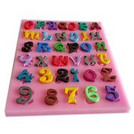 SHINA New Arrival Fondant Silicone Sugar Letters And Numbers Shaped Cake Craft Mold For Your Baby N2