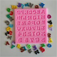 SHINA New Arrival Fondant Silicone Sugar Letters And Numbers Shaped Cake Craft Mold For Your Baby N3