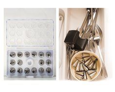 18-Piece Cake Decorating Supplies Tip Set - Includes 16 Stainless Steel Nozzles, Reusable Coupler, Flower Nail... N7