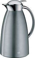 alfi Gusto Glass Vacuum Lacquered Metal Thermal Carafe for Hot and Cold Beverages, 1.0 L, Space Grey