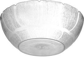 Carlisle 691907 Petal Mist Polycarbonate Bowl, 17.2 qt. Capacity, 18 x 6.25", Clear (Case of 4) N2