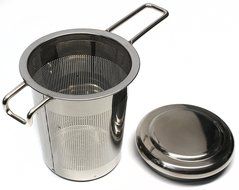 Stainless Steel Brew-In-Mug Single Serve Tea Infuser with Long Handle, Ideal Tea Strainer for Steeping Loose Leaf... N3