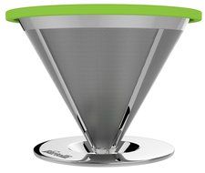 Bartelli Paperless Pour Over Coffee Dripper and Brewer - Permanent Reusable Stainless Steel Filter - Single Serve... N2