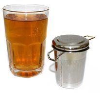 Stainless Steel Brew-In-Mug Single Serve Tea Infuser with Long Handle, Ideal Tea Strainer for Steeping Loose Leaf... N5