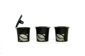 3X Reusable Coffee Pods Handy Gourmet Stainless Steel Mesh Filter Non BPA Kcup N3