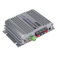 HONGXING AX-4 Hi-Fi 2.1CH Stereo Audio Amplifier AMP Super Bass HX-168A with AC Power Adapter Sliver N6