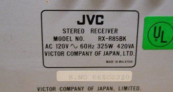 JVC FX-97 FM AM Computer Controlled Tuner with QuartzLock N3