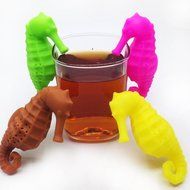 MAXGOODS Fine Silicone Deep Sea Horse Tea Infuser Loose Leaf Mug Strainer Cup Steeper Filter N5