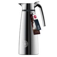 Emsa Elea Double Walled Vacuum Insulated Thermal Carafe, 33.82 oz, Silver N4