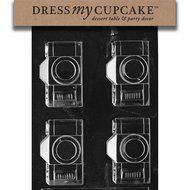 Dress My Cupcake Chocolate Candy Mold, Camera Flat Back