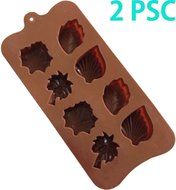 Mini Skater Set of 2 Psc 12-cavity Silicone Christmas Silicone Mold for Making Soap, Candle, Candy, Chocolate,... N15