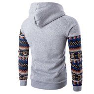 Men&#039;s Outwear,Laimeng Cotton Retro Long Sleeve Hoodie Hooded Sweatshirt Tops Jacket Coat Outwear (XXL, Black) N9