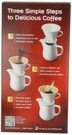 Melitta Coffee Maker, Porcelain 6 Cup Pour- Over Brewer N21