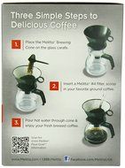 Melitta Coffee Maker, Porcelain 6 Cup Pour- Over Brewer N22