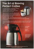 Melitta Coffee Maker, Porcelain 6 Cup Pour- Over Brewer N24