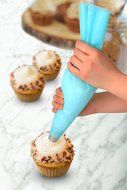 Piping Bags, MCIRCO 3 X ColorSwirl 3-Color Coupler for Large Size Russian Piping Tips and 3 X Reusable Pastry... N15